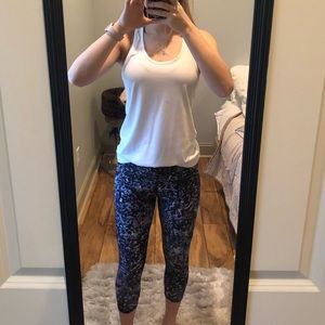 White Nike Workout Tank